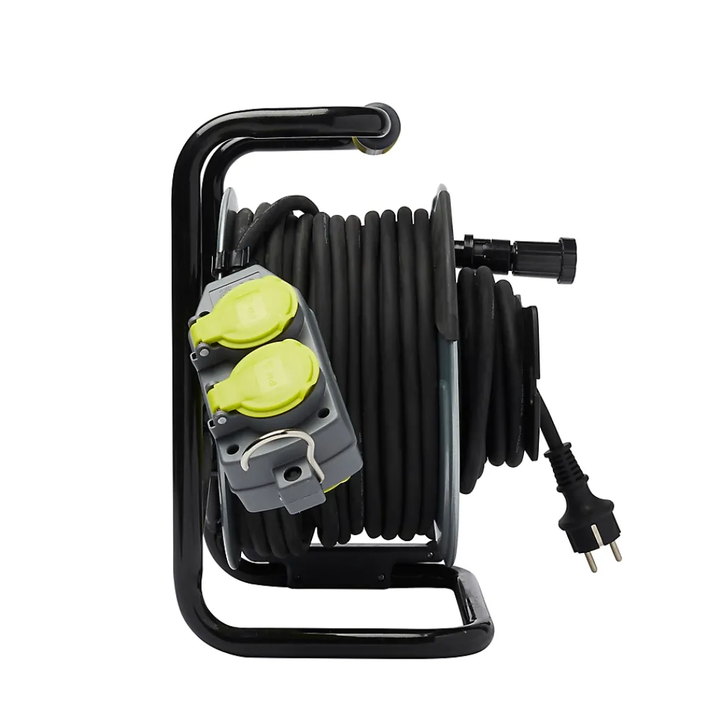 Masterplug Enrouleur de chantier Diall 27/3M H07RNF 3G1 5mm²