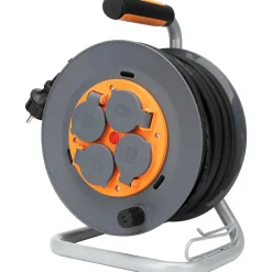 Zenitech Enrouleur de chantier IP44 4 prises 25m