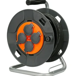 Zenitech Enrouleur de chantier IP44 4 prises 25m