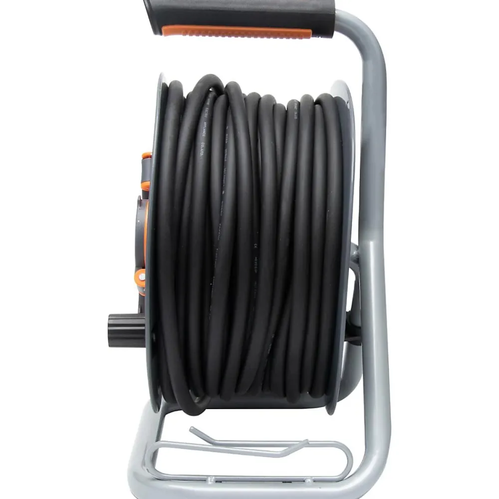 Zenitech Enrouleur de chantier IP44 4 prises 25m