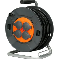 Zenitech Enrouleur de chantier IP44 4 prises 40m