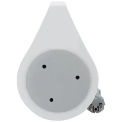 Zenitech Enrouleur Électrique-Enrouleur domestique Schuko 3 prises 7m - Gris -