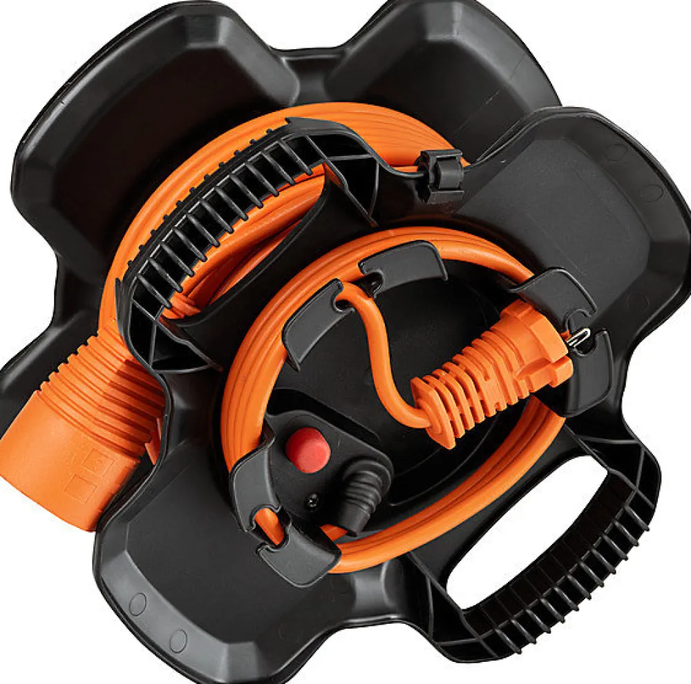 Brennenstuhl Professionalline Enrouleur Électrique-Enrouleur électrique compact XGUM avec rallonge 18,50+1,50 m H05VV-F 2x1,5 Brennensthul