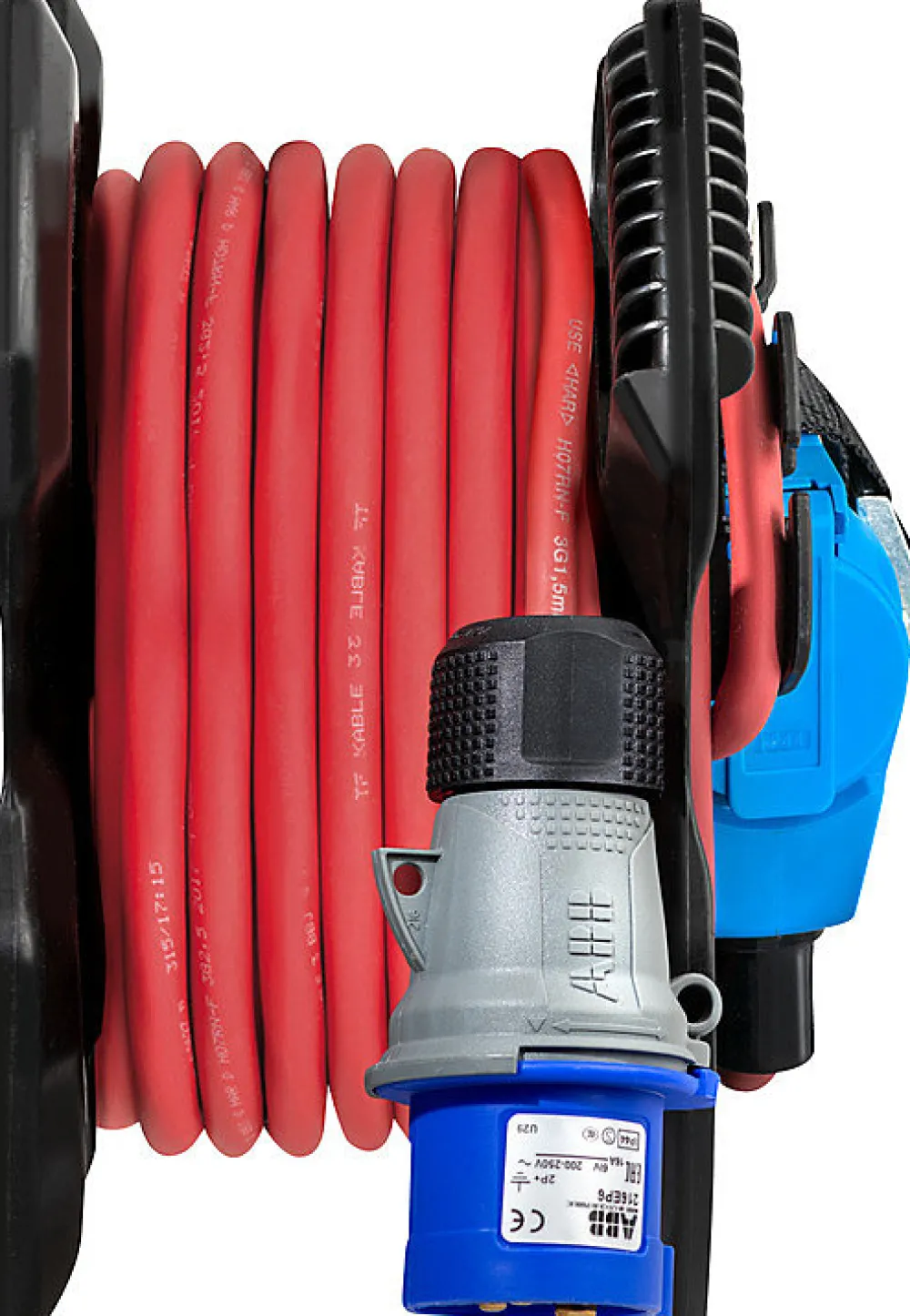 Brennenstuhl Professionalline Enrouleur Électrique-Enrouleur électrique compact XGUM avec rallonge caravane 10 m H07RN-F 3G2,5 - Brennenstuhl 1169711106