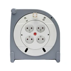 Diall Enrouleur Électrique-Enrouleur ménager HO5VVF 3G1mm² 15m