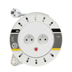 Diall Enrouleur ménager HO5VVF 3G1mm² 5m