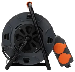 Zenitech Enrouleur Électrique-Enrouleur 4 prises déportées 30m - 2P+T 16A -