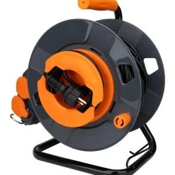 Zenitech Enrouleur Électrique-Enrouleur 4 prises déportées 30m - 2P+T 16A -
