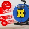 I-Watts Pro Enrouleur Électrique-Enrouleur 4prises-h07rn-3g1.5mm²-40m -