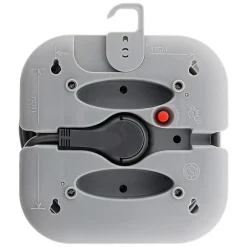 Zenitech Enrouleur 3 x 2P+T + 2x USB - 7m - gris -