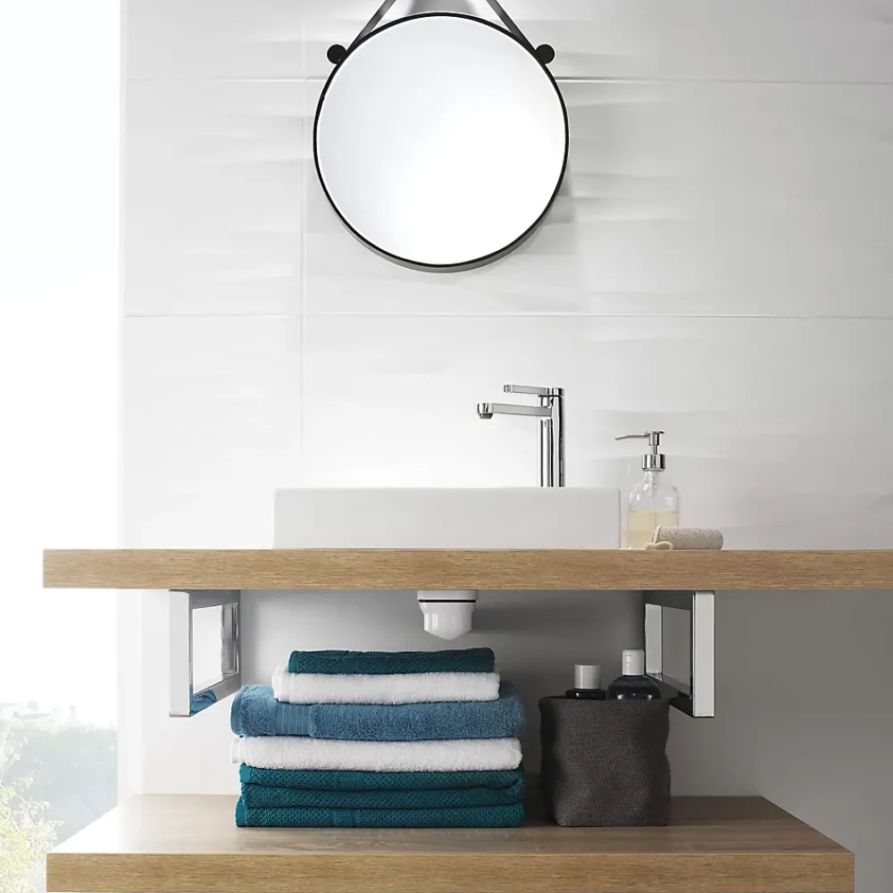 Wirquin Ensemble bonde et siphon de lavabo Nano 6.7 Sortie Ø32 mm - 1/4 de tour