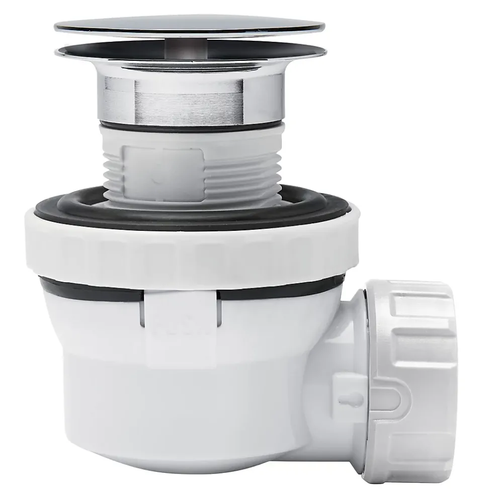 Wirquin Ensemble bonde et siphon de lavabo Nano 6.7 Sortie Ø32 mm - 1/4 de tour
