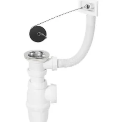 Wirquin Ensemble complet avec trop plein 1 bac ø50 mm