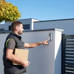 Blyss Visiophone-Ensemble interphone vidéo sans fil avec bouton pour l'extérieur Wilks