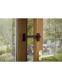 Thirard Entrebâilleur De Fenêtre-Entrebailleur de fenetre et porte fenetre, 1 ou 2 vanteaux ton bois -