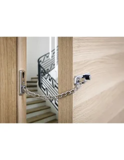 Thirard Entrebâilleur De Porte-Entrebailleur de porte, chaîne acier, chromé -