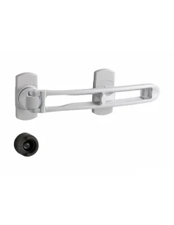 Thirard Entrebâilleur De Porte-Entrebailleur pour porte d'entrée, taquet d'arrêt, 169mm, blanc -