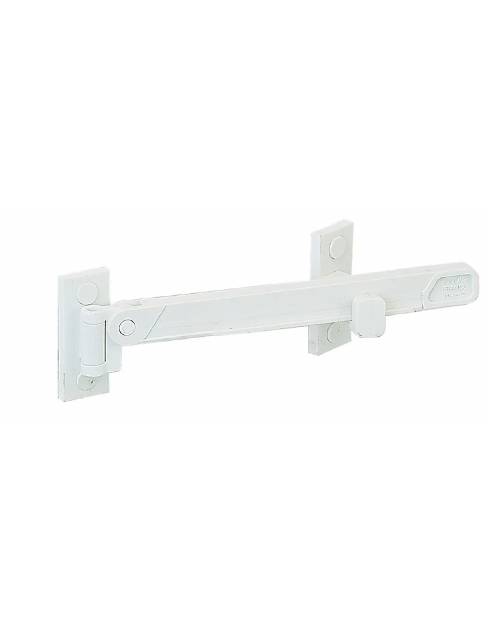 Thirard Entrebâilleur de fenêtre, 1 ou 2 vantaux, blanc -