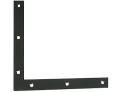 Afbat Equerre De Fixation-Equerre d'assemblage 300 x 300 mm - acier noir