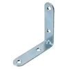 Vynex Equerre de chaise Diall acier zingué 120 mm