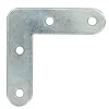 Vynex Equerre de chassis Diall acier zingué 80 mm
