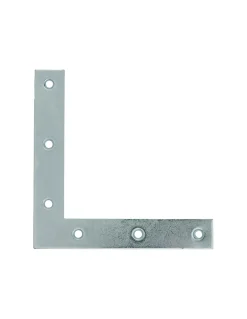 Thirard Equerre de fenêtre pour porte, 120x120x20mm, bouts carrés, acier zingué -