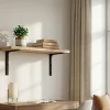 Afbat Equerre demi ronde 350 x 350 mm - acier noir