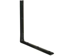 Afbat Equerre demi ronde 350 x 350 mm - acier noir