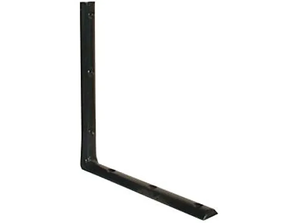 Afbat Equerre demi ronde 350 x 350 mm - acier noir
