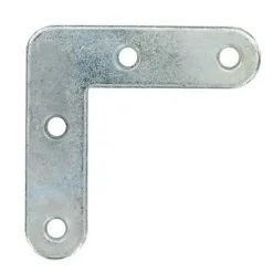 Diall Equerre De Fixation-4 Equerres de chaise Acier Inox l.80 x H.25 x P.25 mm