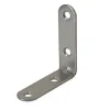 Diall 4 Equerres de chaise Acier Inox l.30 x H.25 x P.25 mm