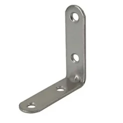 Diall 4 Equerres de chaise Acier Inox l.30 x H.25 x P.25 mm