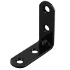 Diall Equerre De Fixation-4 Equerres de chaise Acier Noir l.14 x H.50 x P.50 mm