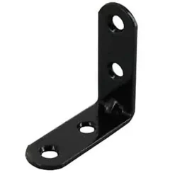 Diall Equerre De Fixation-4 Equerres de chaise Acier Noir l.14 x H.50 x P.50 mm