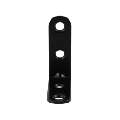 Diall 4 Equerres de chaise Acier Noir l.14 x H.30 x P.30 mm