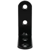 Diall 4 Equerres de chaise Acier Noir l.14 x H.40 x P.40 mm