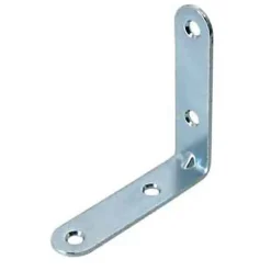Diall 4 Equerres de chaise Acier Zingué l.15 x H.25 x P.25mm