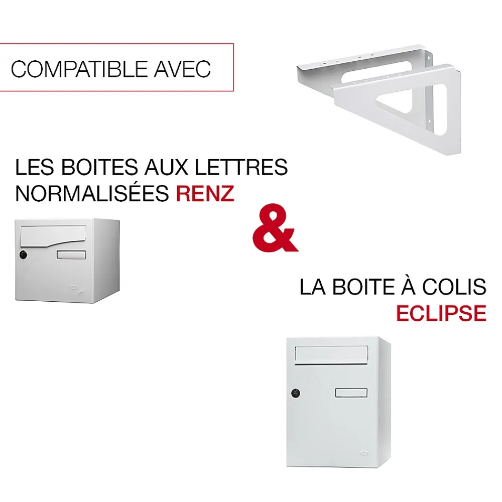 Renz Equerres murales Blanc crème mat RAL 9010M