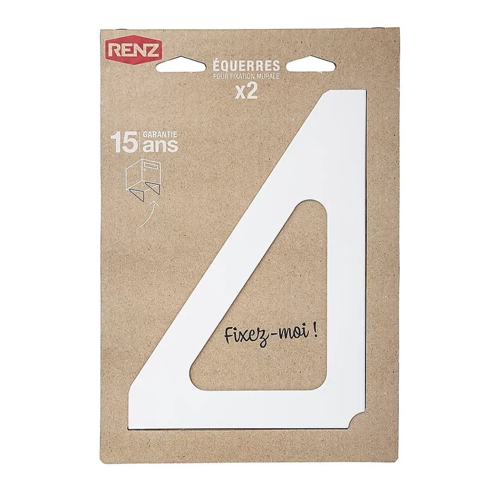 Renz Equerres murales Blanc crème mat RAL 9010M
