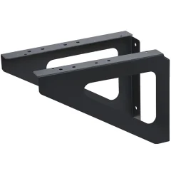 Renz Support De Boîte Aux Lettres-Equerres murales Noir mat RAL 9005MT