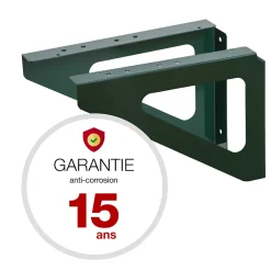 Renz Cadre D'Encastrement Pour Boîte Aux Lettres-Equerres murales Vert brillant RAL 6005B