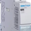 Hager Esc426 Contacteur Modulaire De Puissance 4nf - 25a - Bobine 230 Vac - Bornes à Vis - 2 Modules