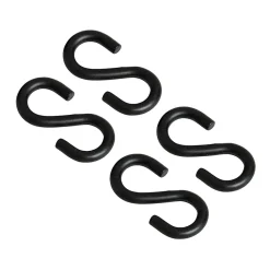 Diall Accessoire De Corde, Câble Et Chaîne-Esse noirs 30 mm Acier vendu par 4 pièces