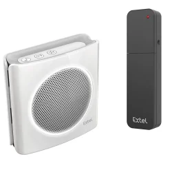Extel Sonnette Et Carillon-Extension de sonnerie universelle sans fil - 200m de portée - flash et six sonneries diBi More - - 081748