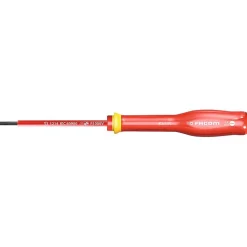 Facom Tournevis Protwist Plat 2,5 x 75 Isolé 1000 V - AT2.5X75VE
