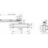 Thirard Ferme-Porte-Ferme-porte automatique hydraulique - 30kg, arrêt 90 degrés, laqué gris -
