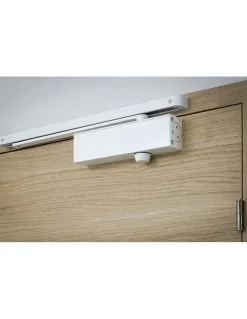 Thirard Ferme-porte automatique hydraulique Design force 3, bras coulissant, blanc -
