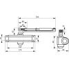 Thirard Ferme-porte automatique réversible hydraulique force 3, noir -