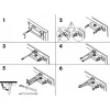 Thirard Ferme-porte automatique réversible hydraulique force 3, blanc -