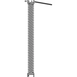 Diall Ferme-Porte-Ferme‑porte à recouvrement pour portes intérieures jusqu'à 60 kg maxi en acier longueur 280 mm